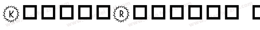 KodomoRounded 常规(Type1)(西方)字体转换